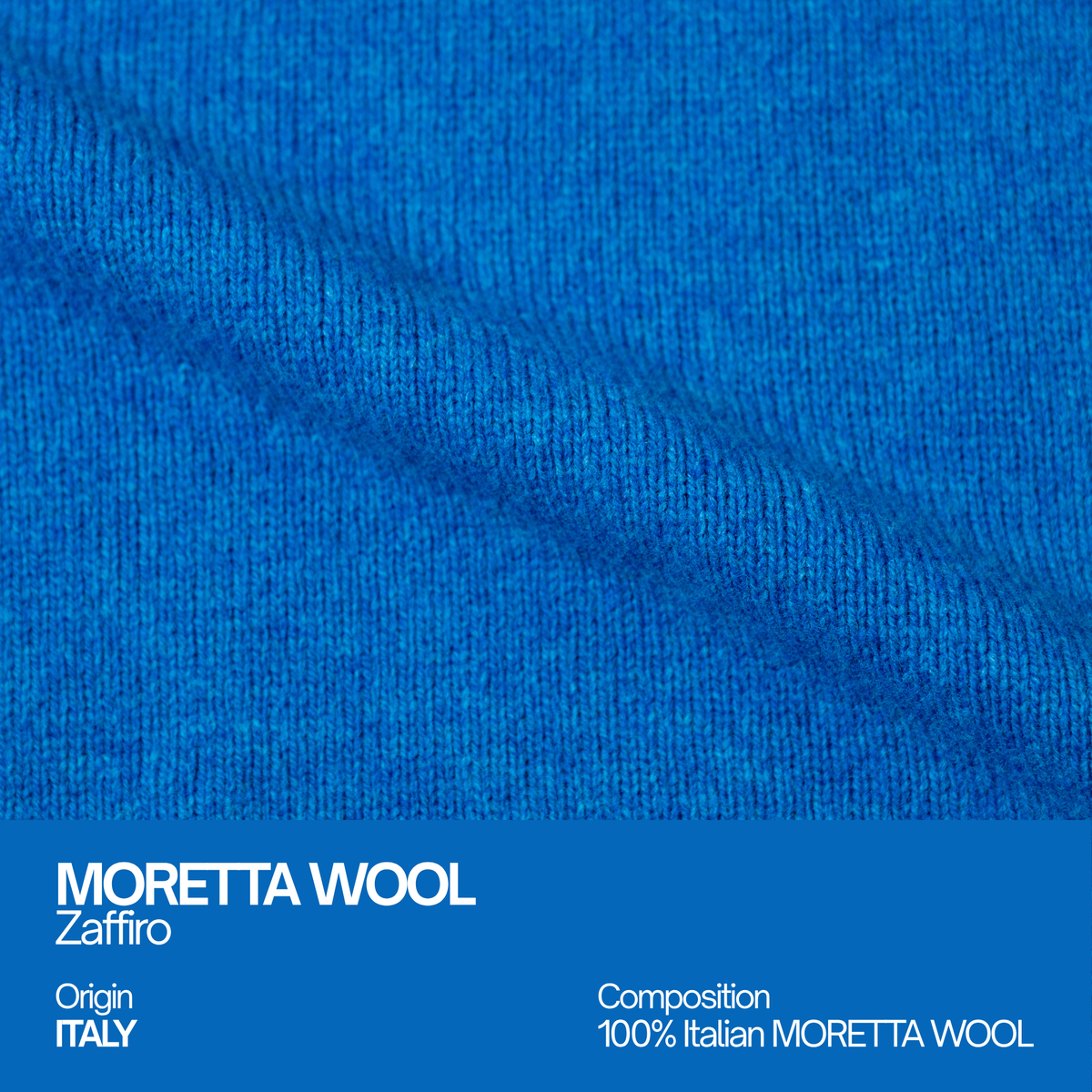 Moretta Wool Polo Zaffiro