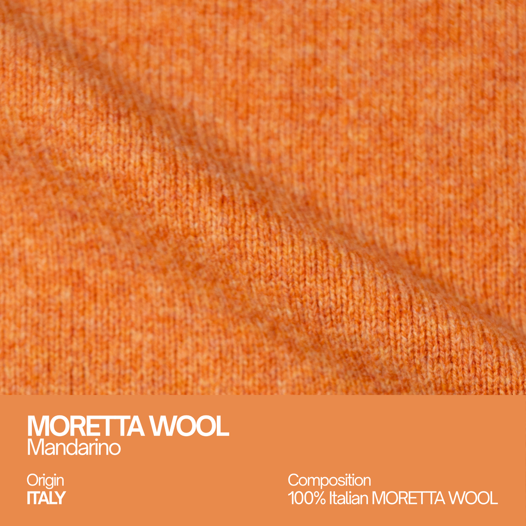 Moretta Wool Crewneck Mandarino