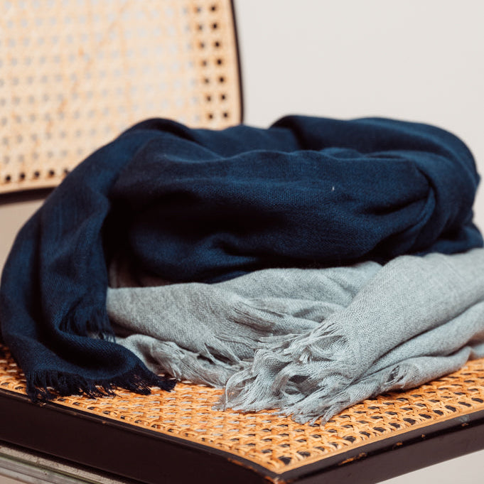 Dalmo Hand-Framed Stole Navy