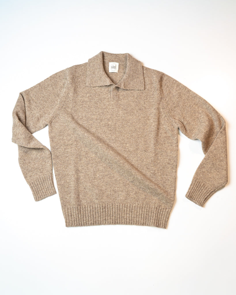 Moretta Wool Polo Avana