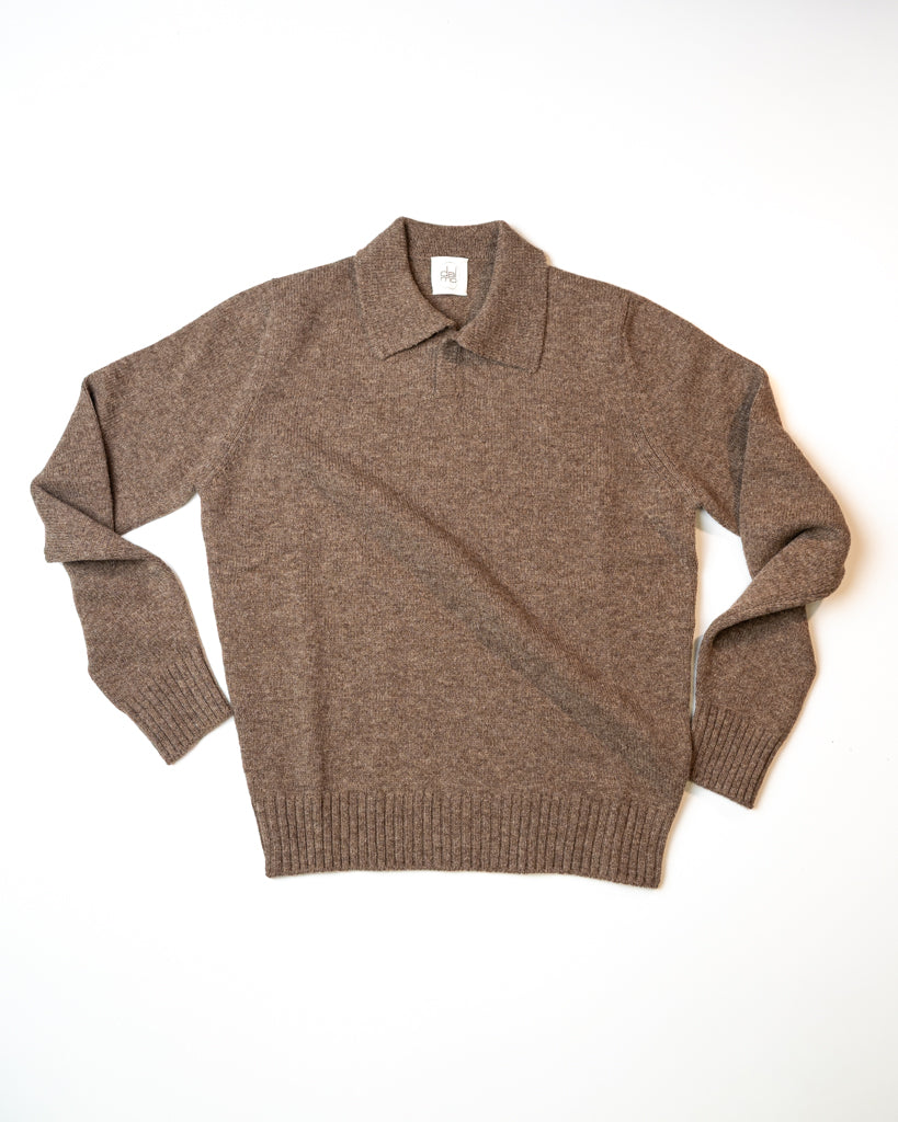 Moretta Wool Polo Cappuccino