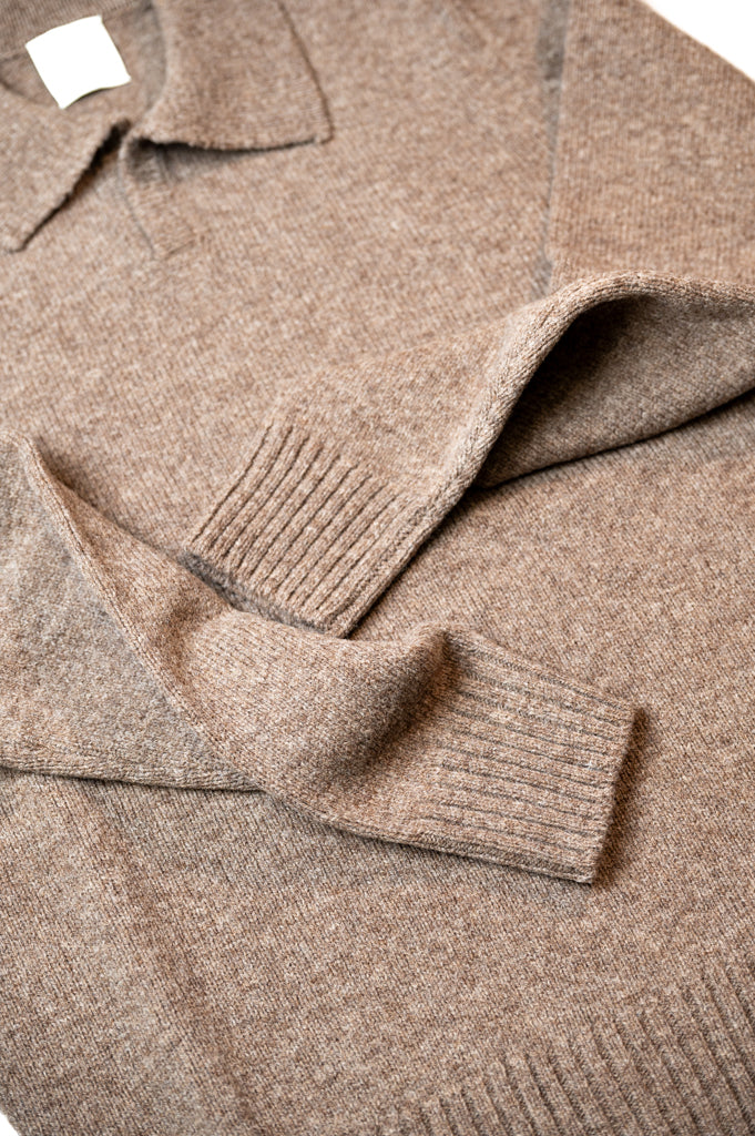 Moretta Wool Polo Cappuccino