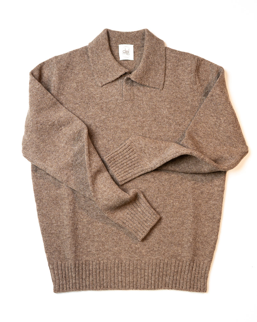 Moretta Wool Polo Cappuccino