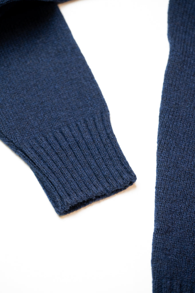 Moretta Wool Polo Navy