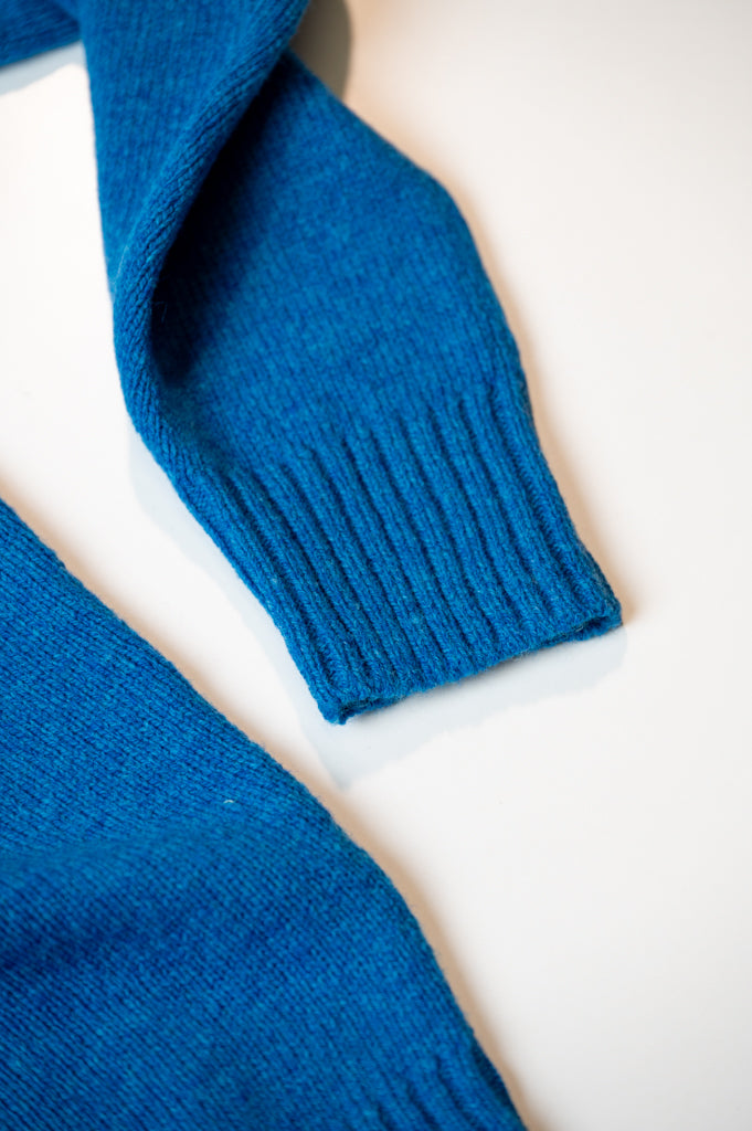 Moretta Wool Polo Zaffiro
