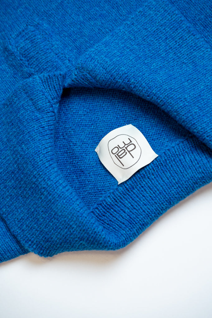 Moretta Wool Polo Zaffiro