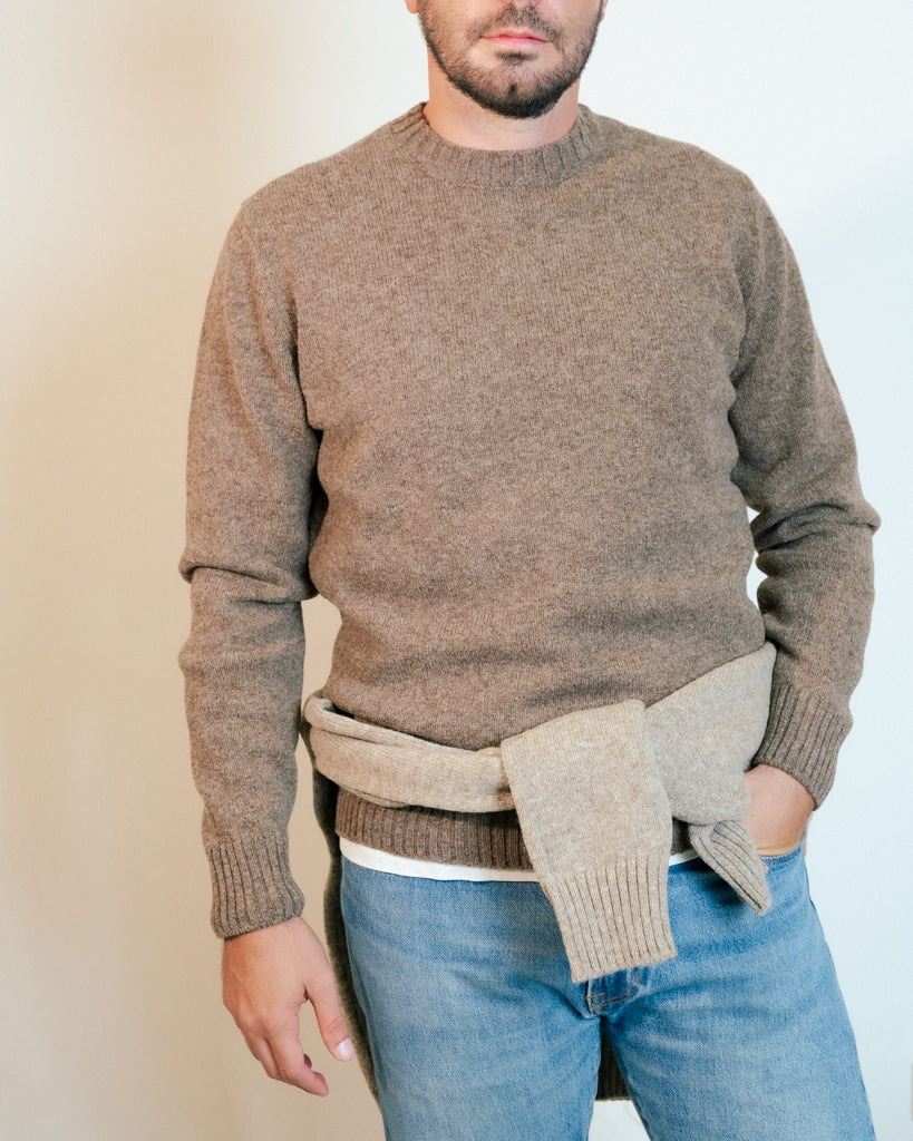 Moretta Wool Crewneck Cappuccino