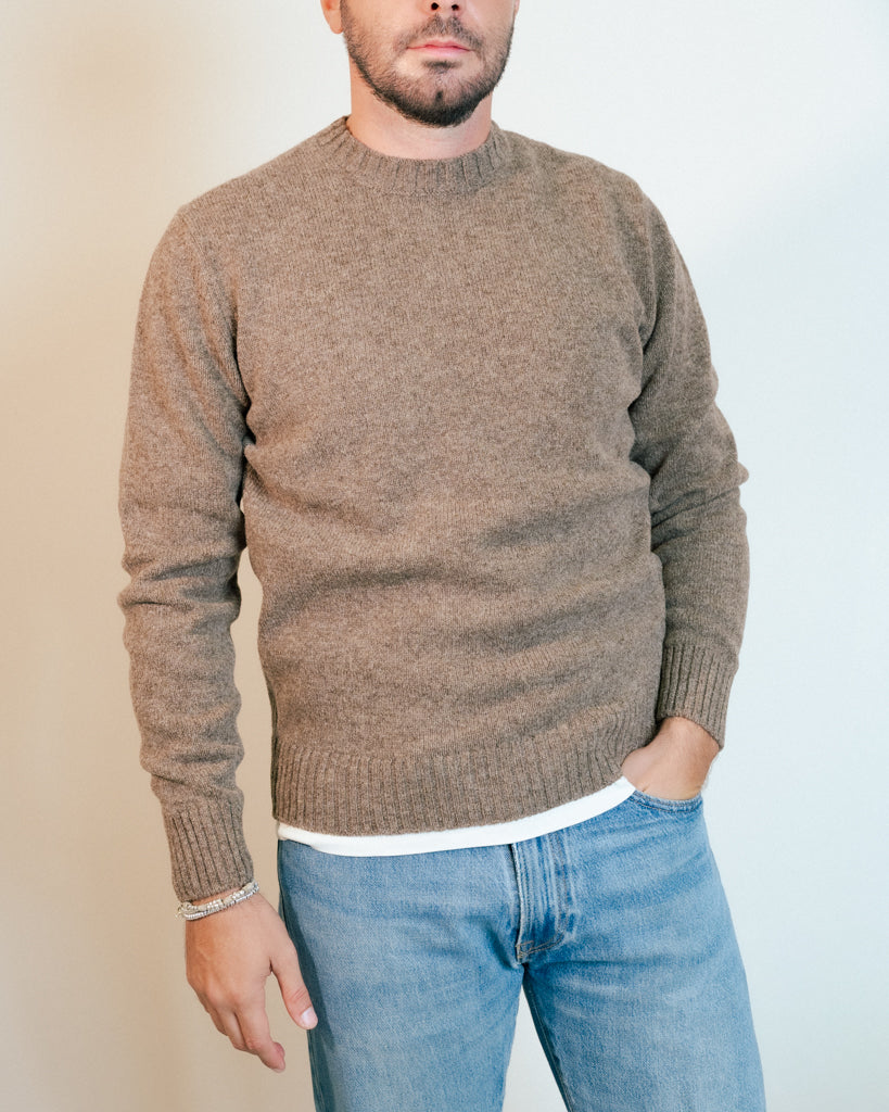 Moretta Wool Crewneck Cappuccino