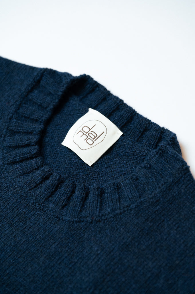 Moretta Wool Crewneck Navy