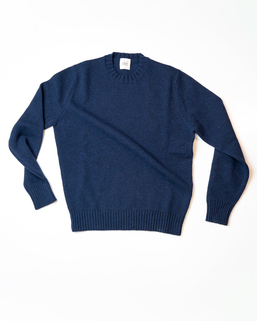 Moretta Wool Crewneck Navy