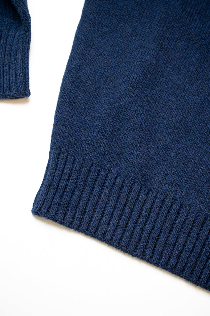 Moretta Wool Crewneck Navy