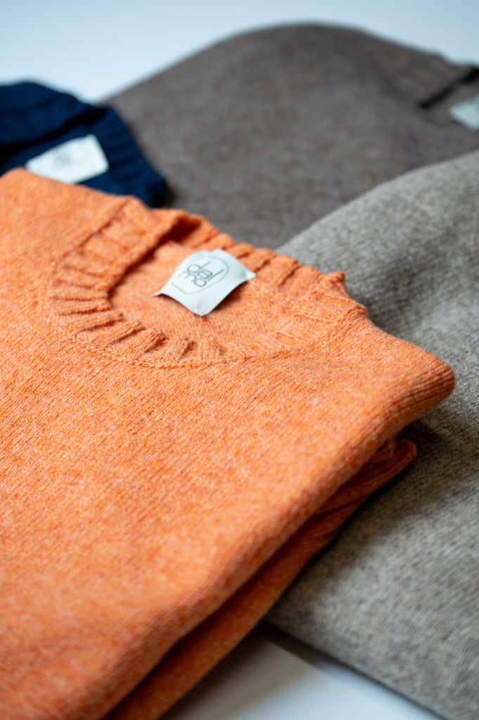 Moretta Wool Crewneck Mandarino